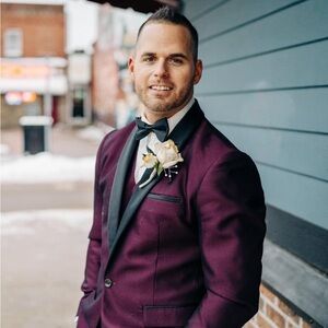 Men’s Slim Fit 3-Piece Tux/ Suit